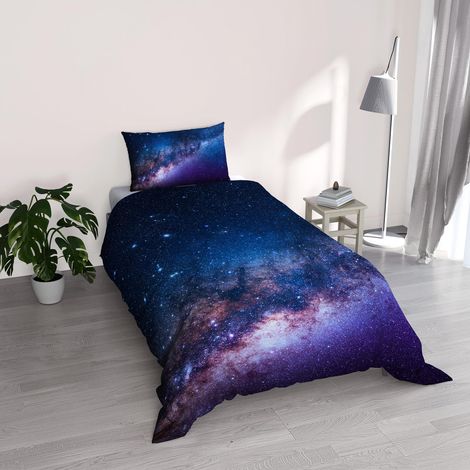 Parure Housse de Couette en Microfibre avec Impression numérique Goodnight, Andromeda (1/5)