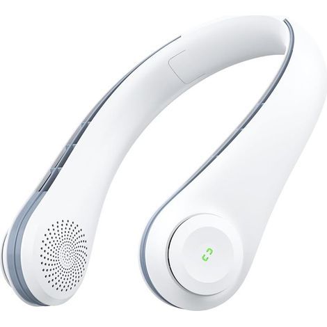 Nackenventilator, tragbarer, leiser Nackenventilator mit 3600-mAh-Akku, USB-aufladbar, verstellbar, 3 Geschwindigkeitsstufen (1/5)