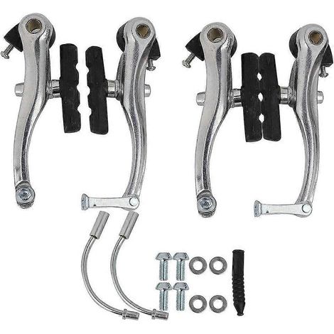 Paar universelle V-Bremsen für Mountainbikes inklusive Bremsbelägen