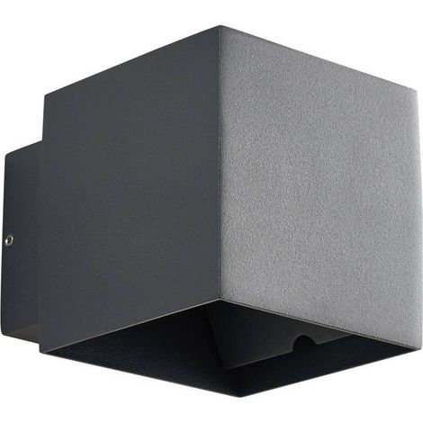 Lindby LED 'Esani' in Nero da Alluminio