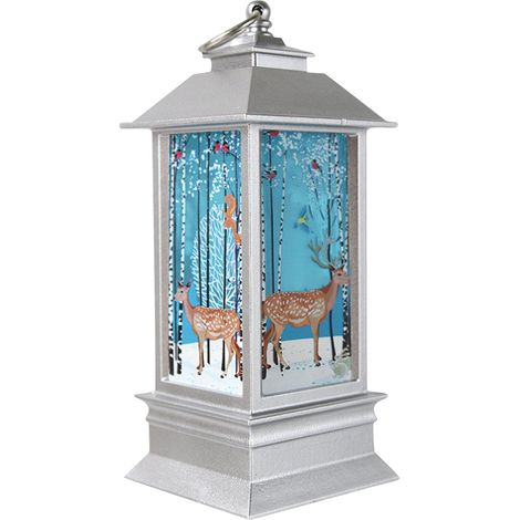 Bougie Led - Bougeoir Acrylique - Décoration Intérieure Noël Fête Maison - 5 5 X 5 5 X 13 Cm - 1 Pièce (1/2)