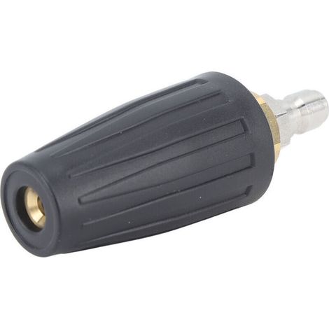 Ugello turbo rotante Bardusch per idropulitrice ad alta pressione 3000 PSI, attacco rapido, rotazione a 360 gradi, punta turbo per idropulitrice ad alta pressione 1/4" 040 (1/4)