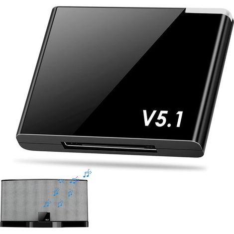 Receptor Bluetooth 5.1 de 30 pines – Adaptador para coche – Adaptador para sistemas HiFi, Bose Sound Dock y otras estaciones de acoplamiento (1/5)