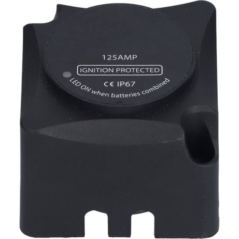 Automatisches Laderelais VSR 12V 125A, intelligenter Doppelbatteriekoppler mit Schraube, spannungsabhängiger Batterietrennschalter (1/5)