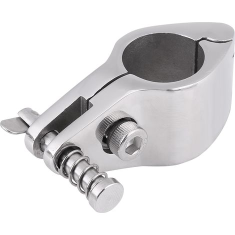 Raccord de quincaillerie pour dessus Bimini à charnière en acier inoxydable de 7/8 po pour bateau marin (1/5)