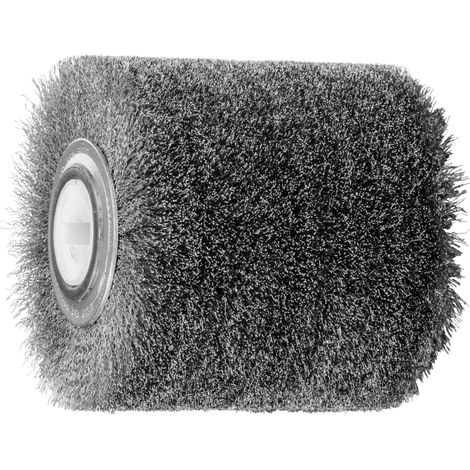 PFERD TOOLS Walzenbürste WBU Ø100x100x19,1 mm Bohrung Edelstahl-Draht-Ø0,20 Satiniermaschine (1/4)
