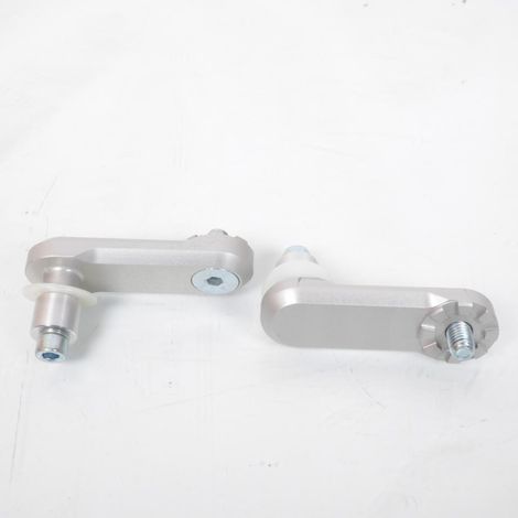 Paire de platine reglable de repose pied pilote pour moto Entraxe