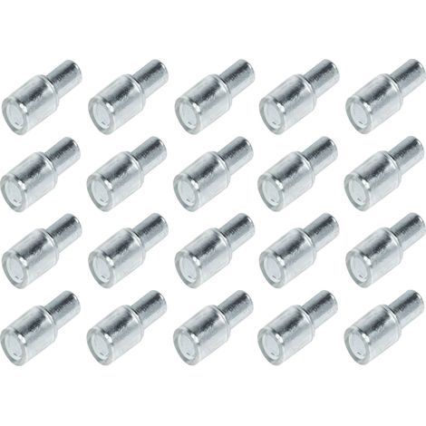 20x taquet avec amortisseur revêtement plastique spécial tablette bois et verre 5mm meuble table étagère support plateau (1/2)