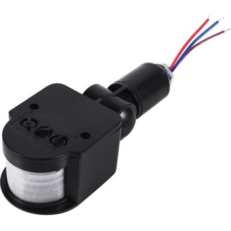 Interrupteur de Capteur de Mouvement Extérieur LED Extérieur 90250V 180 Degrés Sécurité Infrarouge PIR Détecteur de Mouvement Détecteur Interrupteur D'éclairage Mural (1/5)