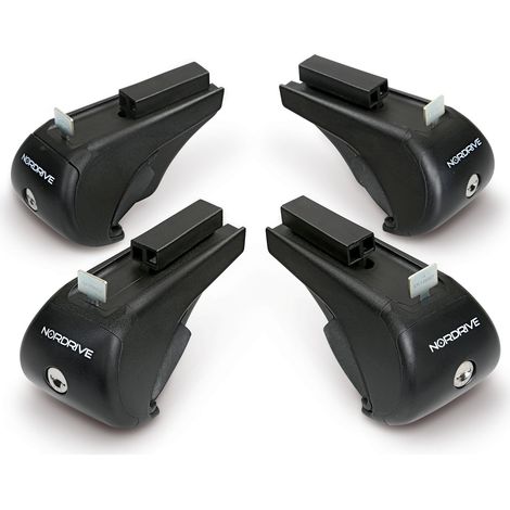 Evos RS (Rail Steel), kit 4 piedi per barre in acciaio (1/4)