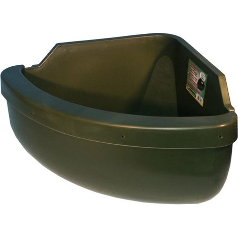Mangiatoia angolare in plastica 31 lt VERDE cavallo BOX (1/3)