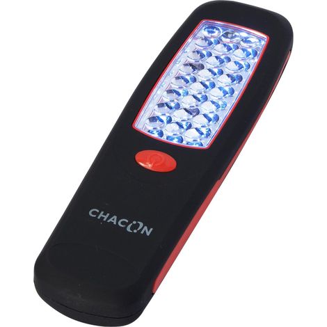 VEILLEUSE LED RECTANGULAIRE MAGNÉTIQUE - CHACON - PILES INCLUSES - NOIR 42054 (1/3)