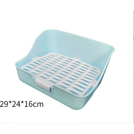 Boîte À Litière De Lapin Facile À Nettoyer, Pour Apprendre À Utiliser La Toilette, Pour Petits Animaux/Lapins/Cochons D'Inde/Furets (1/3)