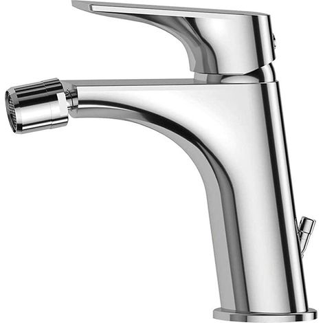 edm Eleganter Einhebel-Bidet-Wasserhahn in Silber Chrom