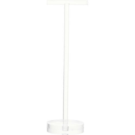 Acryl-Ohrringständer in T-Form (1 Stück) – 14 x 4 cm – Transparent (1/3)