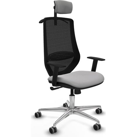 Piqueras-y-crespo Mardos silla de escritorio gris claro ergonómica