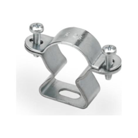 Collare Acciaio Zincato tubo ø25mm 3/4  - DKC 6040-25 (1/2)