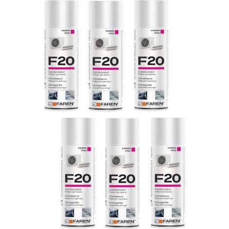 Faren f20 igienizzante spray profumato per climatizzatori 400ml 6 pezzi (1/5)