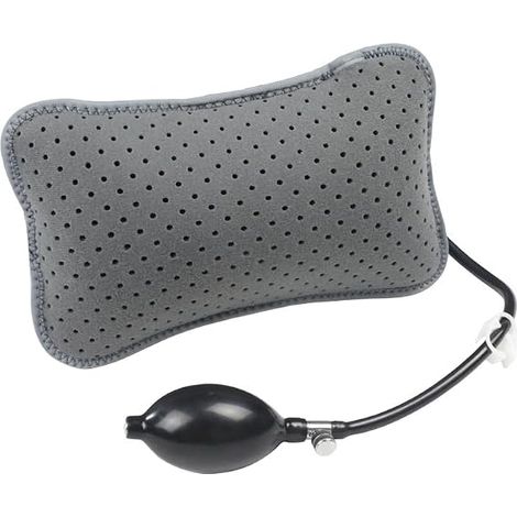 Coussin de Soutien Lombaire Gonflable Oreiller de Soutien Dorsal Oreiller d'Assise Gonflable Voiture - Respirant - Soulagement de Douleur du Dos - pour Bureau Conduite Voyage Canapé Chaise Camping (1/5)