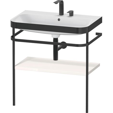 Duravit Happy D.2 Plus c-bonded Set avec console métallique,