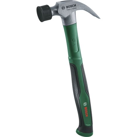 Bosch Hand Tools Claw Hammer 450 g / 16 oz + soft bumper 1600A034GK (1/5)