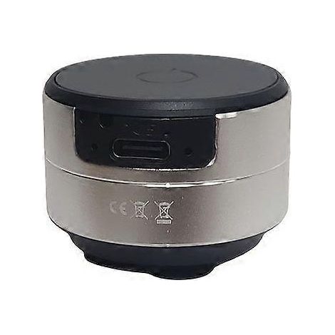 (T10-Silvery) Enceinte à conduction osseuse avec ventouse et cordon de suspension, enceinte portable sans fil stéréo TWS, basses profondes pour la maison, les voyages et l'audio TV (pour Smart (1/5)