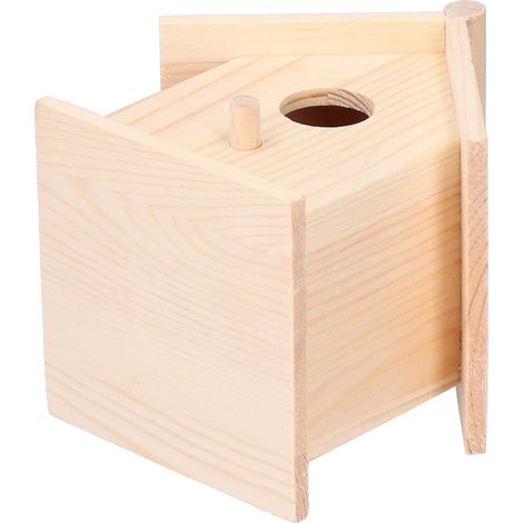 Nichoir en bois innovant suspendu pour oiseaux, cage de jardin extérieur, décoration ornithologique. (1/5)