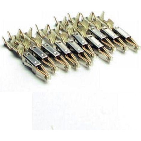 10 Broches femelles compatible avec connecteur Mini-ISO Bleu jaune vert