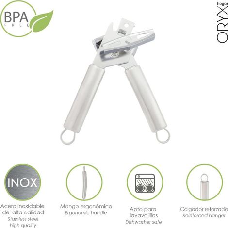 Abrelatas Acero Inoxidable 4,5 x 20 (Alt) cm. (1/2)