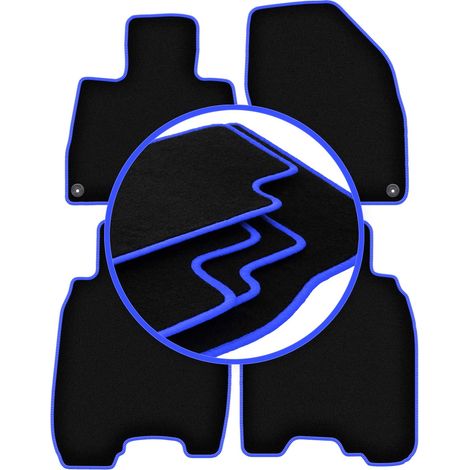 Alfombrillas CARLUX-BLUE para Honda Civic VIII (UFO) hatchback (2006-2012)