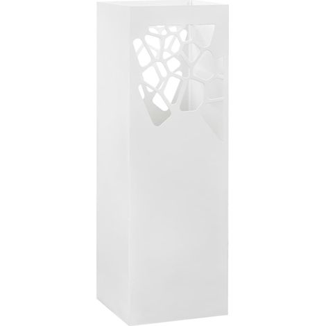Filiyano-Pierres porte-parapluies en acier blanc (1/5)