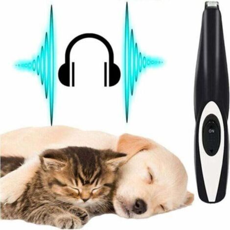 Kit de cortadora de pelo para mascotas, silencioso/de bajo ruido para perros pequeños y gatos (1/4)