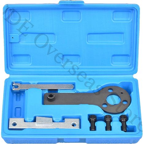 Kit de herramientas de bloqueo del cigüeñal, acero de alta calidad, dimensiones ajustables, compatible con modelos Fiat y Chrysler, bloquea el cigüeñal de forma segura, compatible con motores de 1.1 a (1/5)