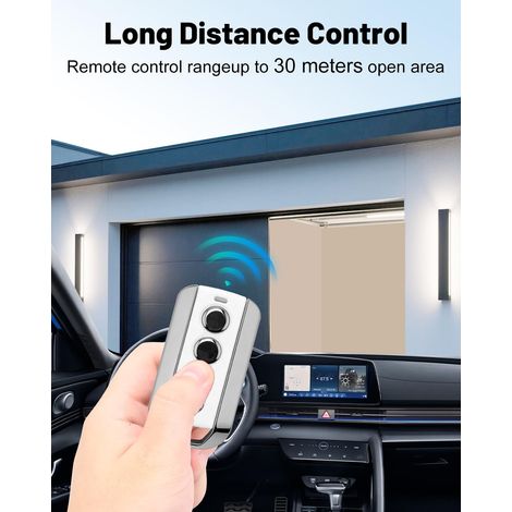 Lot de 2 émetteurs portatifs 868 MHz pour ouvre-Porte de Garage HSE1-868-BS, HSE2-868-BS, HSE4-868-BS, HS1/HS4/HS5-868-BS, HSP4/HSD2/HSS4-868-BS