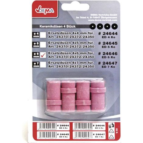 Buses 6 mm pour cabine sablage 90-220-340 L / D24370 - D24372 - D24350