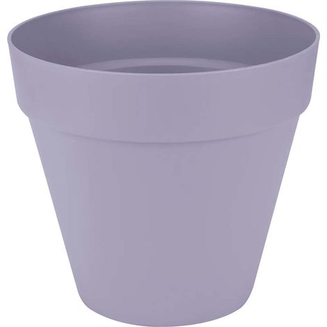 Elho Loft Urban Rond 20 - Violet - L 19 x B 19.3 x H 18 cm - extérieur - 100% recyclé