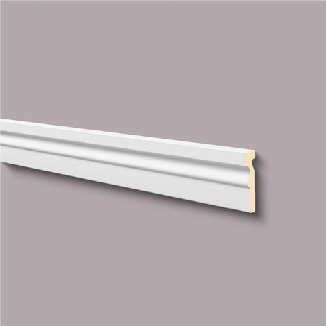 Marco de puerta NMC MA12 DOMOSTYL Noel Marquet Moldura de fachada Marco para ventanas Perfil de fachada diseño moderno blanco 2 m (1/3)