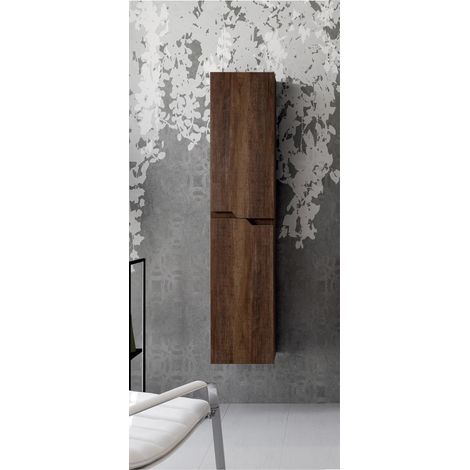 Colonna da bagno sospesa reversibile moderno BORA a 2 ante TEK