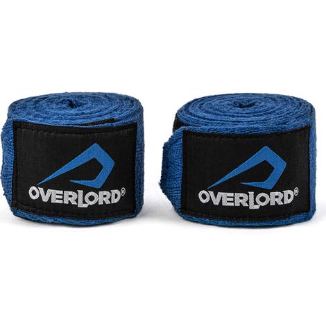 Vendaje de boxeo Overlord de 450 cm, azul (1/2)