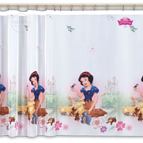 Disney Schneewittchen Kindervorhang 235x150 cm (mit Klebekragen)