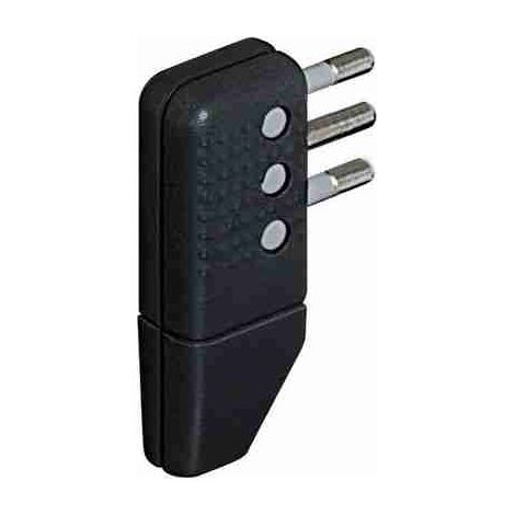 BTIS2467TGE 2P+T 10A platzsparende Ecksteckdose – Anthrazit