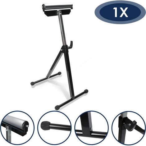 Randaco Rullo di servizio Jack Stand rullo Stand rullo regolabile Stand rullo (1/5)