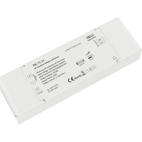 Alimentation à variation de tension constante 75 W 24 V RF+Push PB-75-24 (1/2)