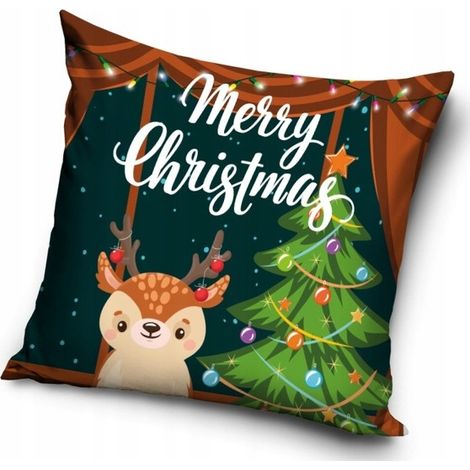 FEDERA PER CUSCINO 40x40 ALBERO DI NATALE regalo W05K