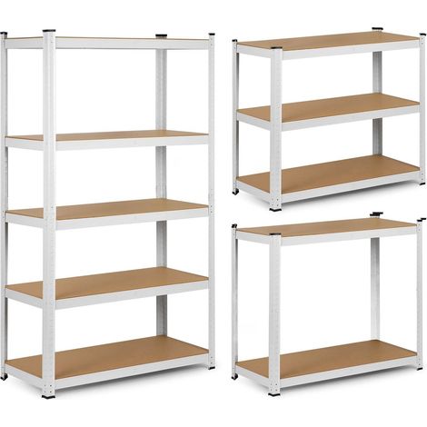 Metallregal zur aufbewahrung 150 x 75 x 30 cm humberg 4841