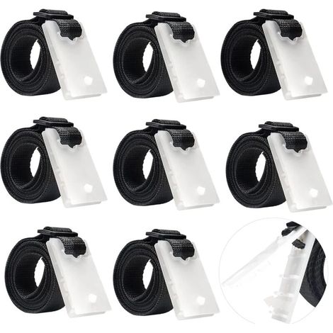 Sangles de fixation, accessoires, rouleau de protection solaire, jeu de roues de protection solaire, sangles de fixation pour bâche de piscine (1/5)