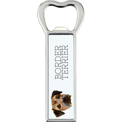 Apribottiglie Border Terrier con foto e dedica per la birra Art-Dog. (1/5)