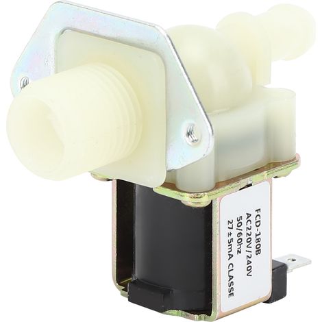 1/2-Zoll-Elektromagnetventil-Einlass, Einwegführung, Kunststoff, für den Heimgebrauch, 220 V, 0,02–0,8 MPa (1/5)