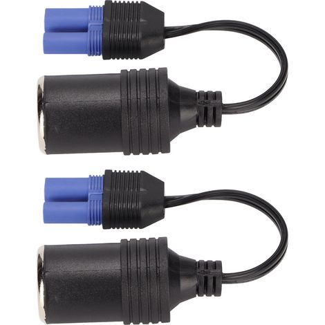Connecteur EC5 Femelle Allume-Cigare 12V - 2 Pièces pour Booster de Batterie Voiture