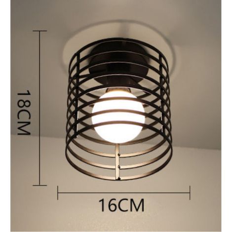 Lampe murale géométrique en fer forgé pour le salon, la cuisine, le grenier, la salle à manger, le café (ampoule non incluse) Sept couches de lumière blanche ronde E27 (1/5)